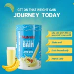 Patanjali Nutrela Weight Gain - Banana Flavor - 500g (Pack of 1) - Image 6