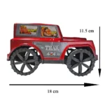 PB-04E 99 Baby Thar Friction Jeep Car - Small Size Toy For Kids & Children (Multicolor, Pack of 1) - Image 4