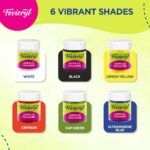 Pidilite Fevicryl Acrylic Colours Lilac Kit | 6 Colours x 10 ml | Multicolour & Multi-Surface - Image 2