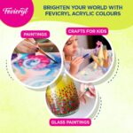 Pidilite Fevicryl Pearl Metallic Colours –10ml, Elegant Metallic Shine (Pack of 1) - Image 3