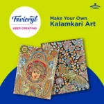 Pidilite Fevicryl DIY Art of India Kalamkari Art Kit – Traditional Hand-Painted Art Experience (Pack of 1) - Image 3
