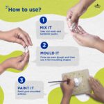 Pidilite Fevicryl Mouldit Clay – 50g, Versatile Air-Dry Modelling Clay for Creative (Pack of 1) - Image 2