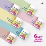 Pidilite Fevicryl Pastel Acrylic Colours - Set of 6 Shades x 15ml - Image 3