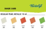 Pidilite Fevicryl Pearl Metallic Colours –10ml, Elegant Metallic Shine (Pack of 1) - Image 2