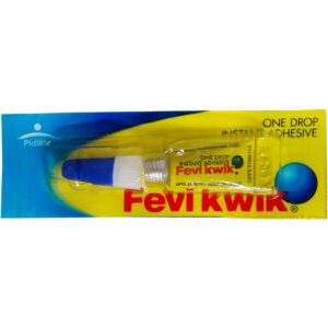 Pidilite Fevikwik Glue – 1g, Instant Bonding Adhesive for Quick Repairs (Pack of 1)