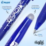 Pilot Frixion 0.7mm Fine Point Roller Ball Pen with Inbuild Eraser (Pack of 1) - Image 2