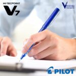 Pilot Hi-Tecpoint V7 0.7mm Fine Point Pure Liquid Ink Roller Ball Pen (Pack of 1) - Image 5