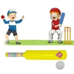 Plastic Cricket Bat – Lightweight, Durable and Perfect for Kids' Outdoor Fun (Pack of 1) - Image 3