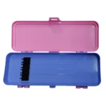 Plastic Pencil Box – Joyful Twenty - Twenty Small, Durable & Stylish Storage for Stationery (Pack of 1) - Image 3