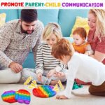 Pop It Fidget Toys – Push Pop Bubble Sensory Toy for Stress Relief and Focus (Pack of 1) - Image 3