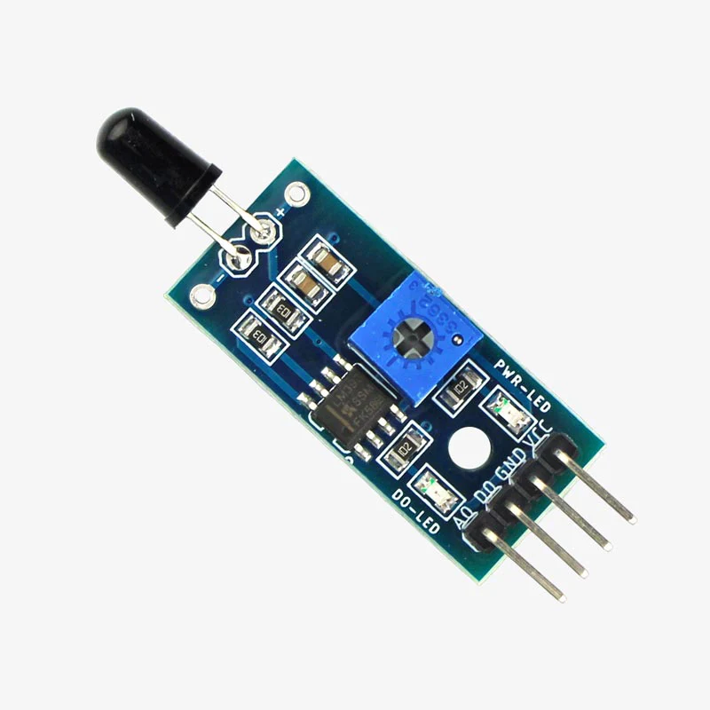 project-ir-flame-fire-sensor-module-1 Project - IR Flame / Fire Sensor Module (Pack of 1) - Image 1