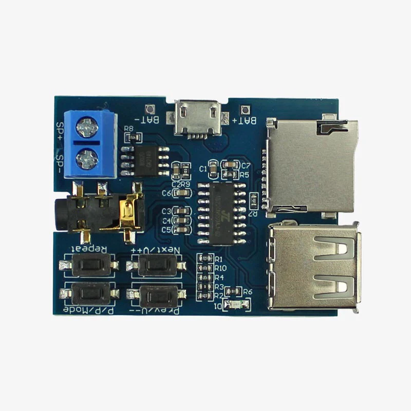 project-tf-card-u-disk-mp3-format-decoder-board-amplifier-module-audio-player-1 Project - TF Card U Disk MP3 Format Decoder Board Amplifier Module Audio Player - Image 1