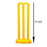 PVC Cricket Wicket Stumps – Heavy, Durable and Perfect for Every Game (Multicolor, Pack of 1) - Image 4