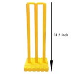 PVC Cricket Wicket Stumps – Heavy, Durable and Perfect for Every Game (Multicolor, Pack of 1) - Image 5