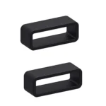 PVC Rubber Watch Strap Keeper Band Holder Ring Loop (Pack of 2)