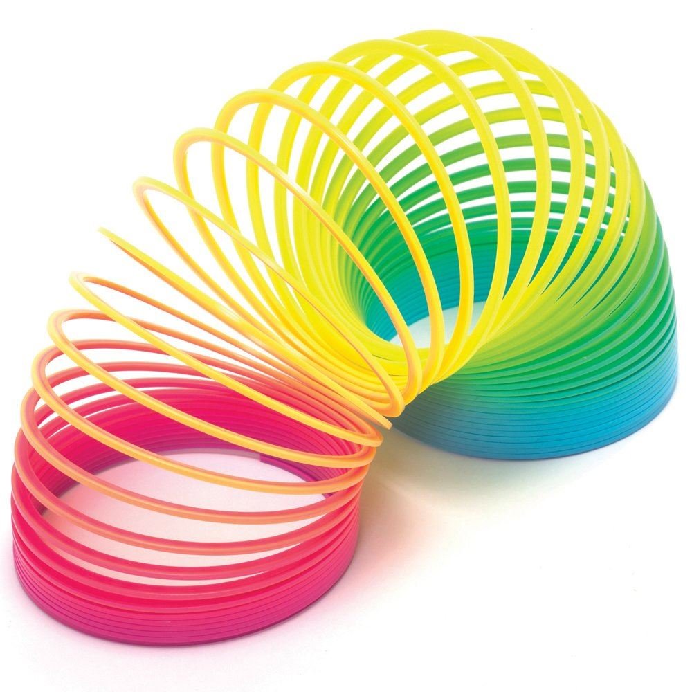 rainbow-magic-plastic-spring-toy-big-size-1 Rainbow Magic Plastic Spring Toy – 3"/7.5cm Big Size (Multicolor, Pack of 1) - Image 1