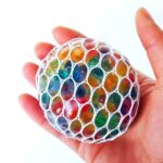 Rainbow Mesh Blobbles Squeeze Ball Toy for Kids