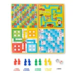 Ratnas 5 in 1 Original Business Junior Board Game with Plastic Coins – Fun Learning Game Set for Kids, Party & Family Play (Model 1231) - Image 4