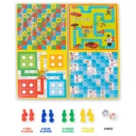 Ratnas 5 in 1 Original Business Junior Board Game with Plastic Coins – Fun Learning Game Set for Kids, Party & Family Play (Model 1231) - Image 7