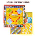 Ratnas Little 5 in 1 Classic Strategy Board Game with Notes – Business & Family Fun Game Set for Kids - Image 4
