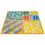 Ratnas Little 5 in 1 Classic Strategy Board Game with Notes – Business & Family Fun Game Set for Kids - Image 5