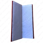 Red Canvas Cloth Hard Long Chothiya Book – Durable & Premium Quality for Daily Records (Pack of 1) - Image 2