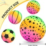 Rubber Beach Ball – Perfect for Fun and Active Play at the Beach, Pool or Backyard (1 pc) - Image 6