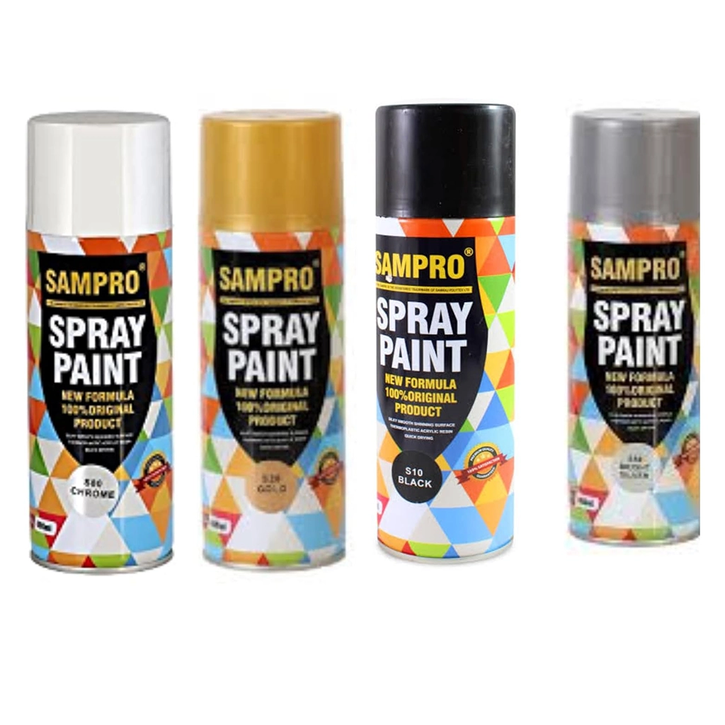 sampro-multi-purpose-spray-paint-1 Sampro Multi-Purpose Spray Paint - Fast-Drying, Versatile Paint for All Surfaces (400ml, Pack of 1) - Image 1