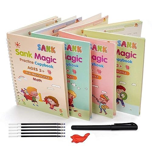 Version 1.0.0 Sank Magic Practice Book - 4 Set (10 Refill) - Image 1