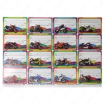 School Notebook Labels – 16 Self-Adhesive Stickers for Books & Stationery | Writable Name Labels for Kids, Students, School Use, Multicolour Designs - Image 9