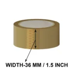 Self Adhesive Cello Tape - Brown, 1pc - Image 2