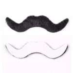 Self-Adhesive Fake Mustache Party Set | Fun Disguise Moochh for Parties, Costumes & Events (Pack of 12) - Image 4