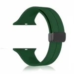 Apple Silicone Watch Strap with Magnetic Folding Clasp 42mm–49mm – Soft, Adjustable Band for Apple Watch Series 1–9, SE, Ultra 1 & 2 - Image 7