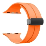 Apple Silicone Watch Strap with Magnetic Folding Clasp 42mm–49mm – Soft, Adjustable Band for Apple Watch Series 1–9, SE, Ultra 1 & 2 - Image 9