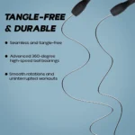 Konex Skipping Jump Rope with Counter for Fitness, Home & Gym Workouts | Lightweight & Durable (808 Multicolor, Pack of 1) - Image 4