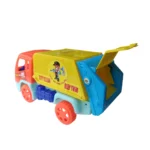 Small City Clean Garbage Friction Truck Toy 7 inch - Small Size Toy For Kids & Children (Multicolor, Pack of 1) - Image 2