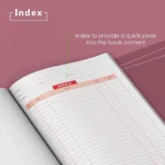 Small Notebook - Single Line, Hard Brown Cover, 15 Cm X 19 Cm Approx, 1 pc - Image 2