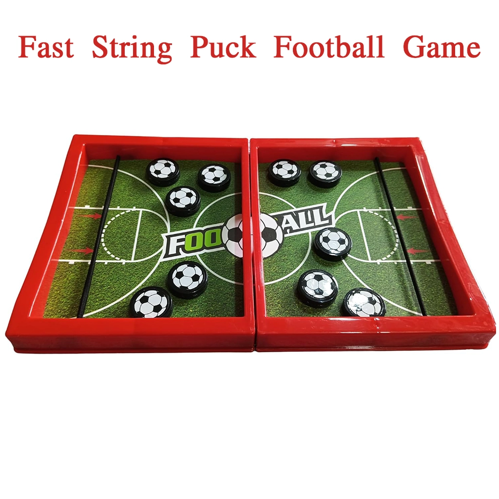 sparkling-string-sling-football-game-1 Sparkling String Sling Football Basketball Hockey Table Game – Fast Puck Board Game for Kids & Adults | Fun Interactive Toy for Boys & Girls | Brain Development & Hand-Eye Coordination - Image 1