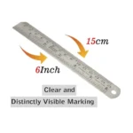 Steel Scale - Small 6"/ 15cm, 1 pc