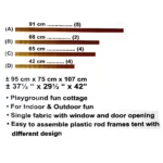 Little Princess Tent House for Kids – Fun and Imaginative Indoor/Outdoor Playhouse for Hours of Entertainment - Image 2