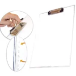 Transparent Unbreakable Clip Board – Durable Exam Writing Pad for School & Office (Pack of 1) - Image 2