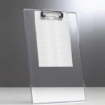 Transparent Clip Board – Durable Exam Writing Pad for School & Office (Pack of 1) - Image 3