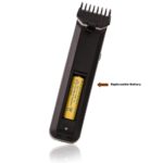 Trimmer NS-216 Rechargeable Cordless for Beard & Hair Styling with 3 Extra Clips, Multicolor (Pack of 1) - Image 3