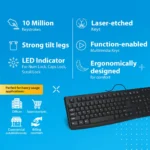 TVS Champ Plus USB Cable Wired Keyboard - Image 3