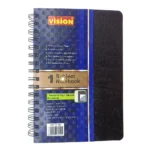 Vision Diary Single Line Spiral Notebook – 1 Subject, Art. No. ESP13-160 Pages (21.6 x 14 cm, Pack of 1)