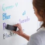 White & Black Board Duster – Polo Magnetic 5.5 inch, Efficient Cleaning for Clear Writing (Pack of 1) - Image 2