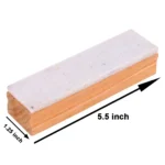 White & Black Board Duster – Wooden 5.5 Inch, Efficient Cleaning for Clear Writing (Pack of 1)