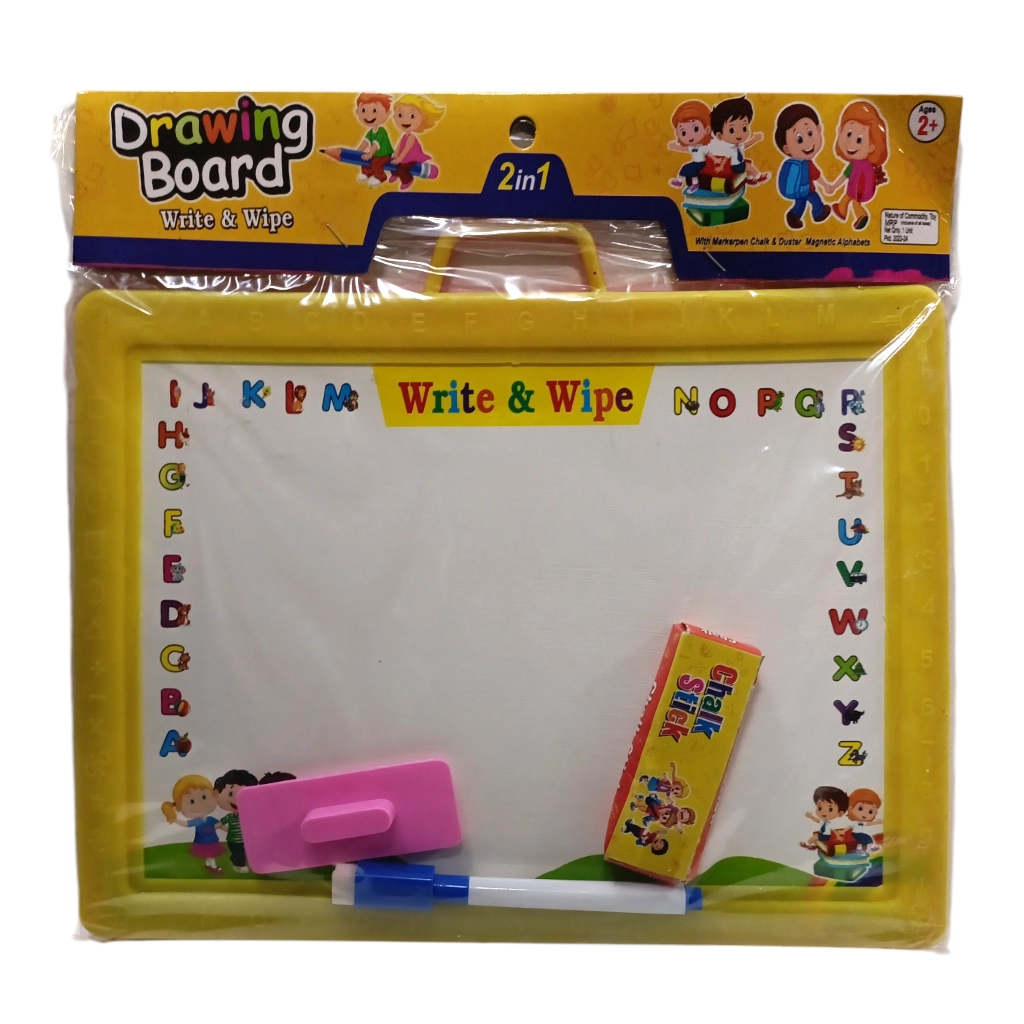 white-board-smart-slate-2-in-1-1 White Board Smart Slate 2 in 1 – 8x11 Inch, Versatile Learning and Drawing Tool for Kids (Pack of 1) - Image 1