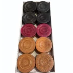 Wooden Carrom Coins 20 pcs Set | Premium Quality Coins for Classic Carrom Board Game