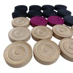 Wooden Carrom Coins 20 pcs Set | Premium Quality Coins for Classic Carrom Board Game - Image 2